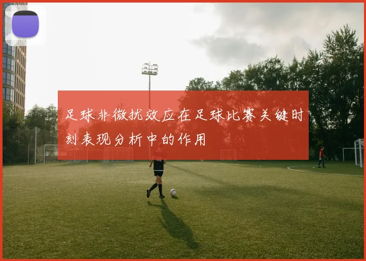 足球非微扰效应在足球比赛关键时刻表现分析中的作用