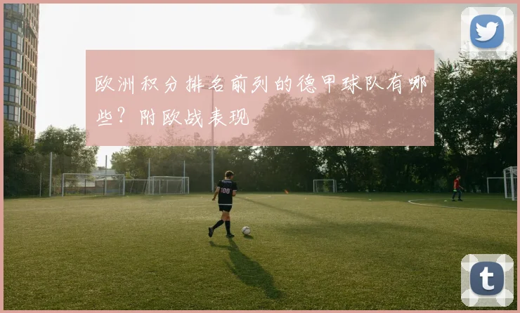 欧洲积分排名前列的德甲球队有哪些？附欧战表现